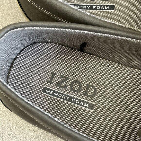 Izod Memory Foam Men's Size 10M Slip-On Loafers Gray - Picture 4 of 7